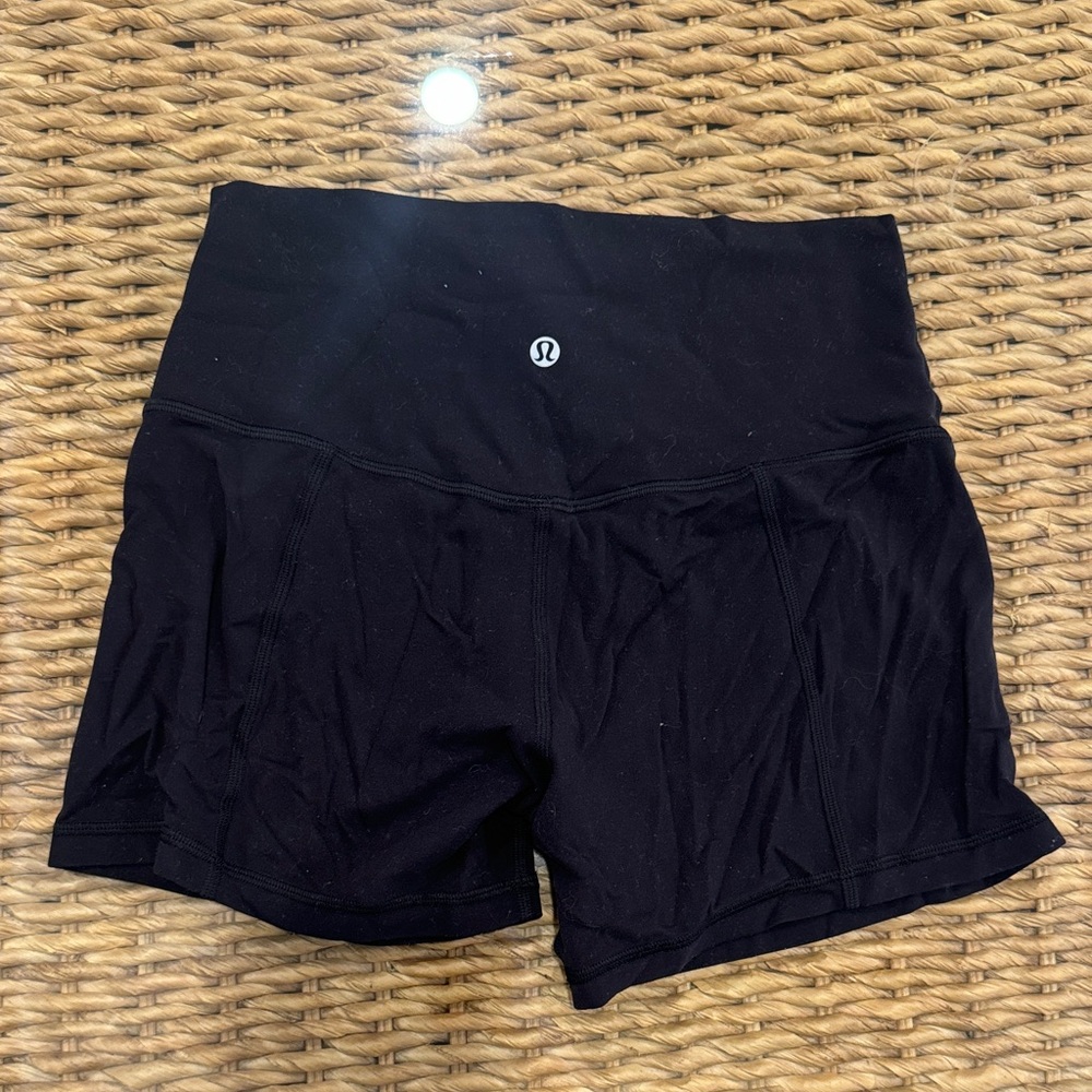 lululemon athletica Black High-Rise Athletic Shorts